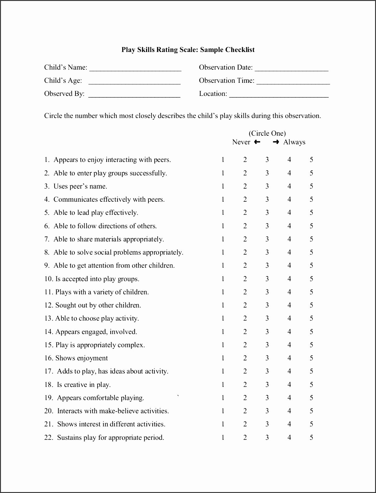 11 editable skills assessment template sampletemplatess presentation feedback forms template
