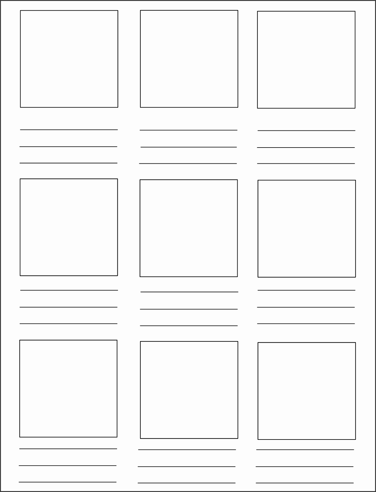 Storyboard Template 8 Boxes Pdf PDF Template