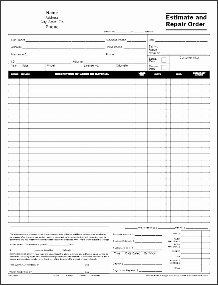 auto-repair-estimate-form-pdf