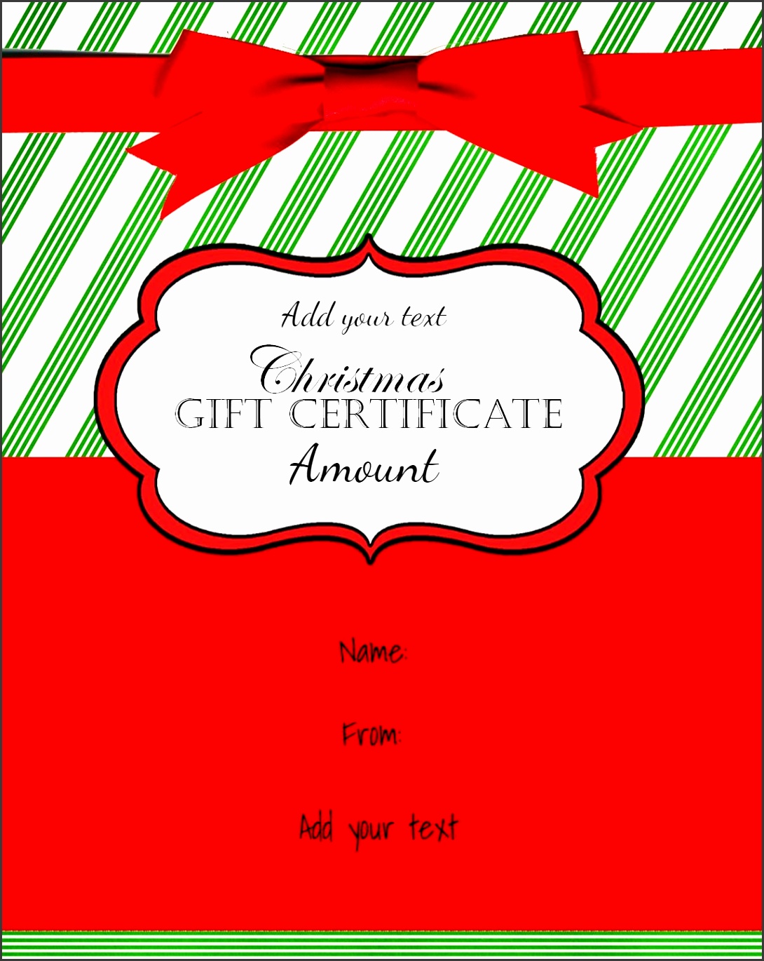 5 Christmas Gift Voucher Template Free Download - SampleTemplatess