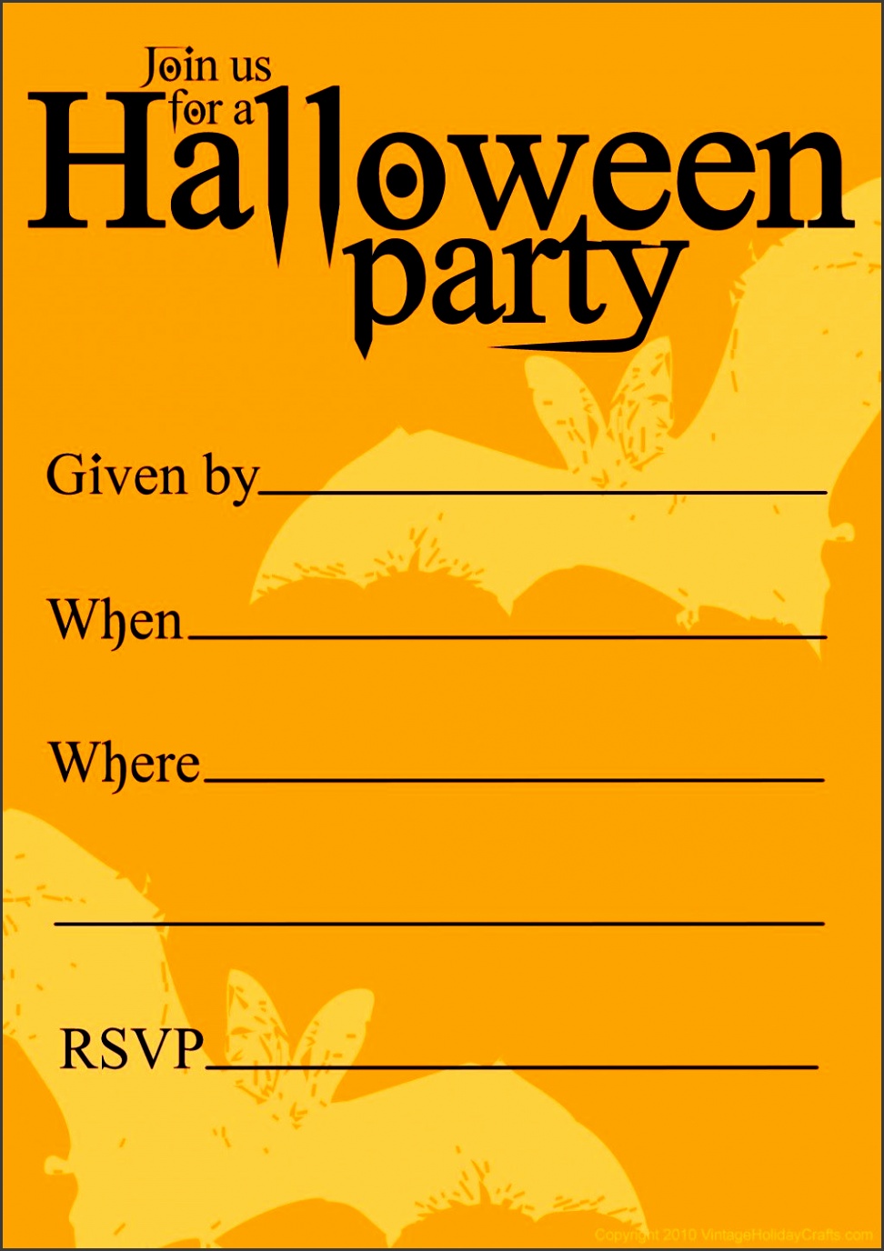 Free Halloween Invitation Templates Online