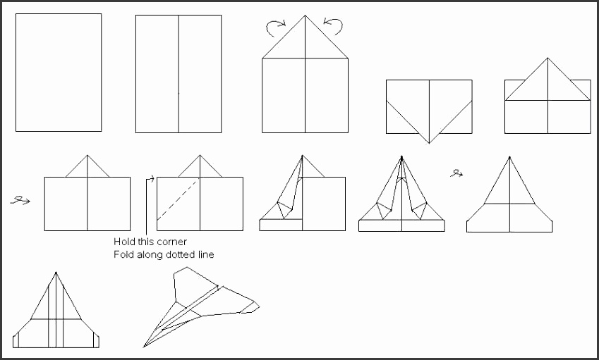 8 Paper Airplanes Templates SampleTemplatess SampleTemplatess
