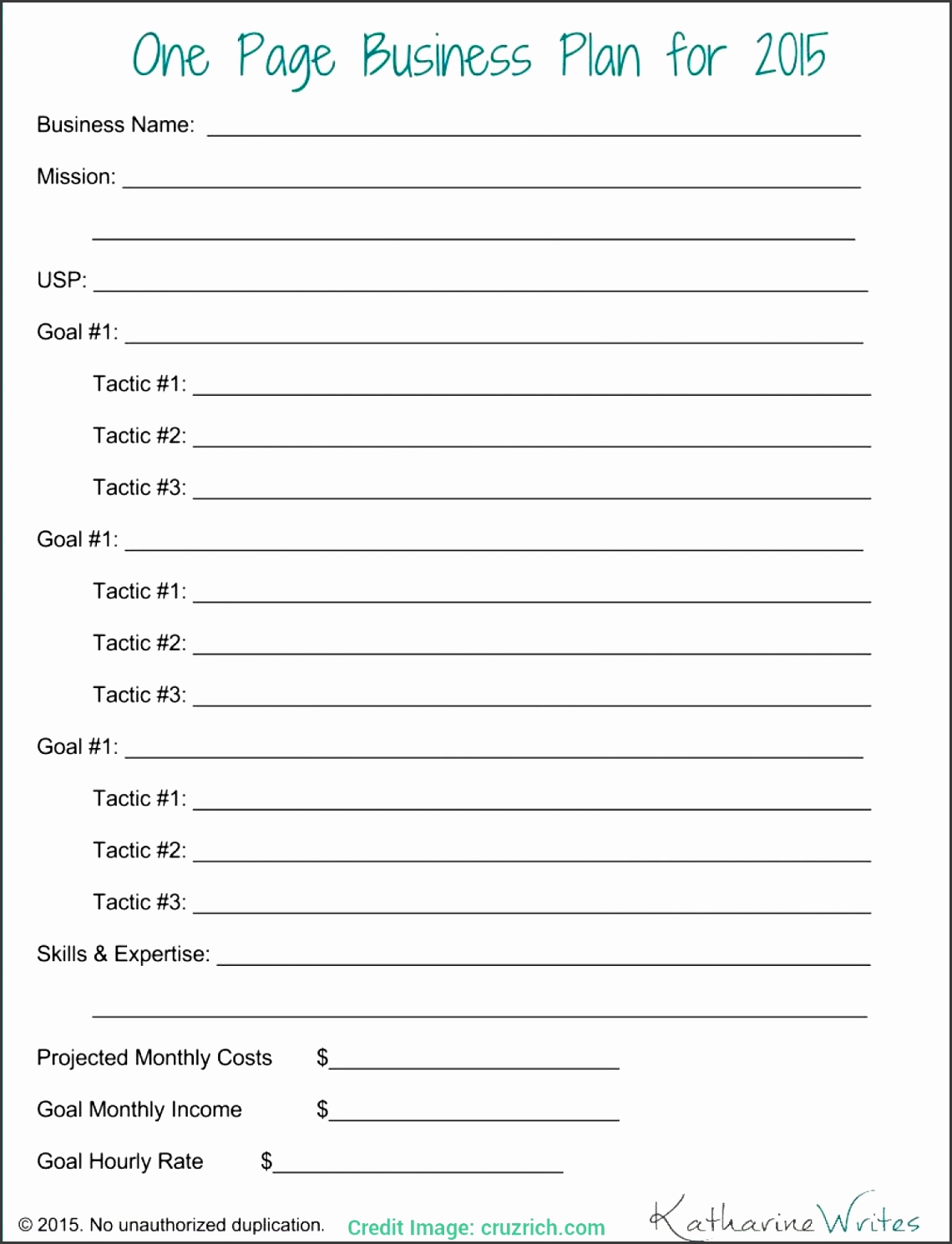 printable-one-pager-template-blank