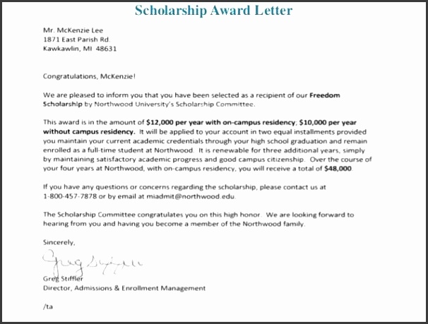 7-scholarship-award-letter-template-sampletemplatess-sampletemplatess