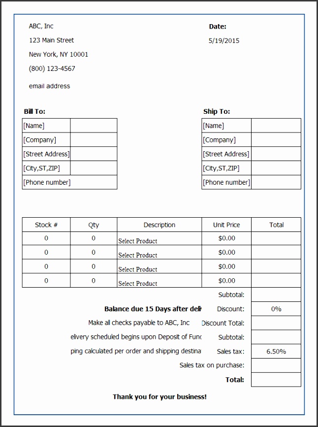 9 Free Printable order form Template - SampleTemplatess - SampleTemplatess