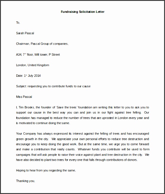 example solicited letters example solicited letters