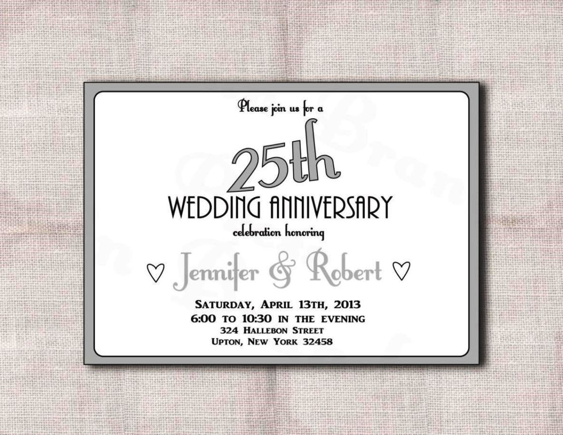 25th-wedding-anniversary-invitation-silver-anniversary-etsy