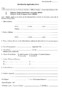 Association Membership Application Form Template