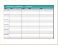 Audition Sign In Sheet Template