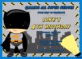 Batman Invitation Templates