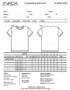 Blank T-Shirt Order Form Template
