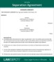 Canadian Separation Agreement Template