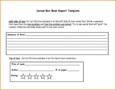 Cereal Box Book Report Templates