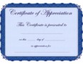 Certificate Of Excellence Template Word