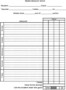 Conduct Sheet Template