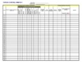 Construction Sign In Sheet Template