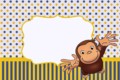 Curious George Invitation Template