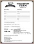 Dance School Registration Form Template Free