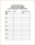 Donation Sign Up Sheet Template