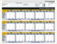 Excel Weekly Timesheet Template With Formulas