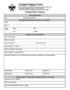 Fire Incident Report Form Template
