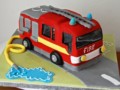 Fire Truck Cake Template