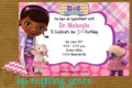 Free Doc Mcstuffins Invitation Templates