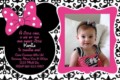 Free Minnie Mouse Birthday Invitations Templates