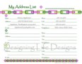 Free Online Address Book Templates