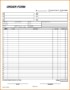 Free Order Forms Template