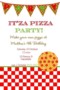Free Pizza Party Invitation Template