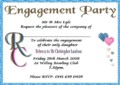 Free Printable Engagement Invitations Templates