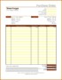 Free Printable Purchase Order Template
