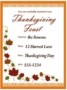 Free Thanksgiving Invitation Templates