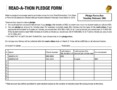 Fundraiser Pledge Form Template