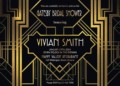 Great Gatsby Party Invitation Template