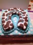 Horseshoe Cake Template