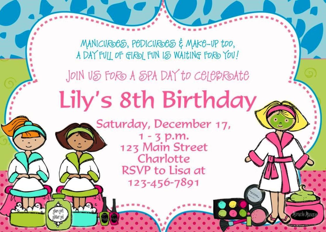 Kids Birthday Party Invitation Template Free - SampleTemplatess - SampleTemplatess