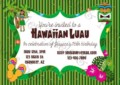 Luau Party Invitations Templates Free