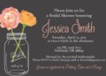 Mason Jar Bridal Shower Invitations Templates