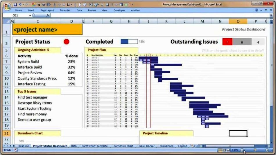 Microsoft Excel Project Plan Template Free SampleTemplatess