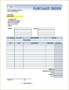 Microsoft Word Purchase Order Template