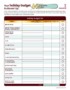 Monthly Household Budget Template Free