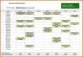 Monthly Work Schedule Template Excel