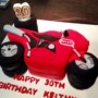 Motorbike Birthday Cake Template