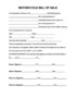 Motorcycle Sale Contract Template