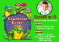 Ninja Turtle Invitation Template