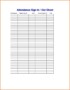 Parent Teacher Conference Sign In Sheet Template