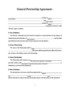 Partnership Agreements Templates