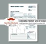 Php Order Form Template